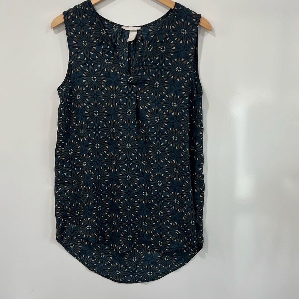 H&M Floral Medallion Sleeveless Tunic Top 8
